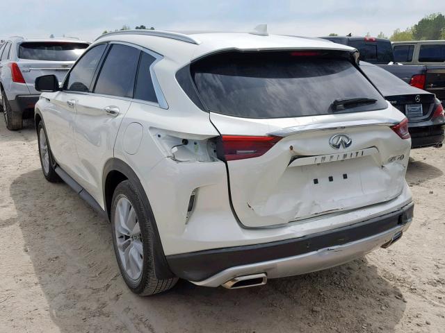 3PCAJ5M11KF118063 - 2019 INFINITI QX50 ESSEN WHITE photo 3