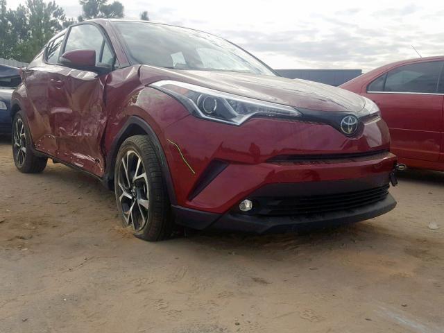 NMTKHMBX5KR075925 - 2019 TOYOTA C-HR XLE RED photo 1