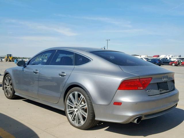 WAU2GAFC0DN013557 - 2013 AUDI A7 PRESTIG GRAY photo 3