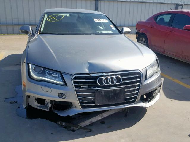 WAU2GAFC0DN013557 - 2013 AUDI A7 PRESTIG GRAY photo 9