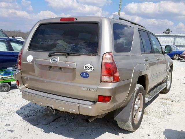 JTEZT17R938002193 - 2003 TOYOTA 4RUNNER LI BEIGE photo 4