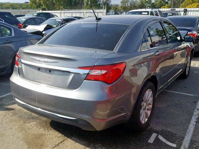 1C3CCBBB3CN210392 - 2012 CHRYSLER 200 TOURIN GRAY photo 4