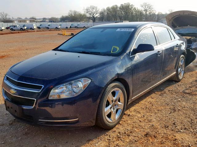 1G1ZC5EB2AF208037 - 2010 CHEVROLET MALIBU 1LT 蓝色 照片 2