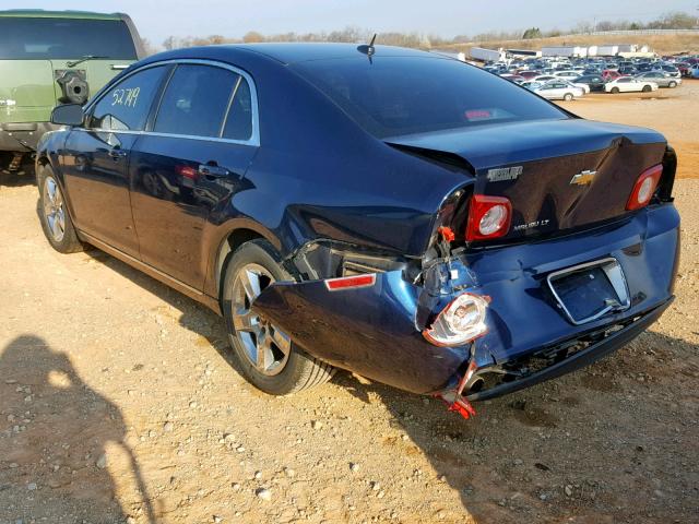 1G1ZC5EB2AF208037 - 2010 CHEVROLET MALIBU 1LT 蓝色 照片 3