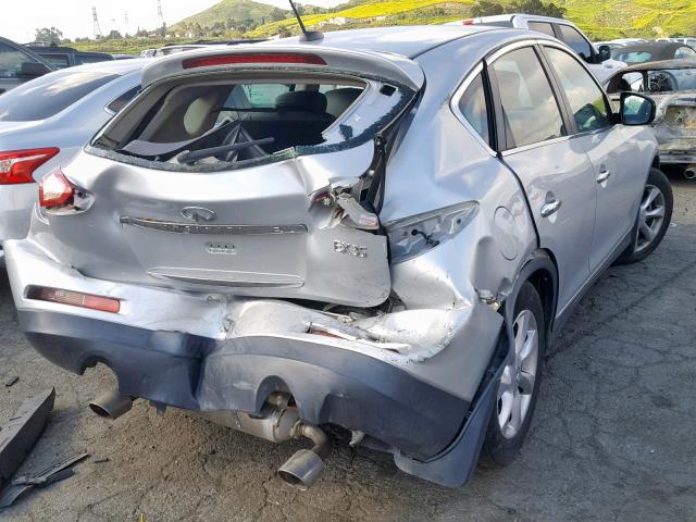 JN1AJ0HR7AM752442 - 2010 INFINITI EX35 BASE SILVER photo 4