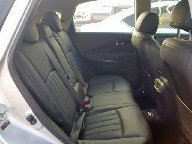 JN1AJ0HR7AM752442 - 2010 INFINITI EX35 BASE SILVER photo 6