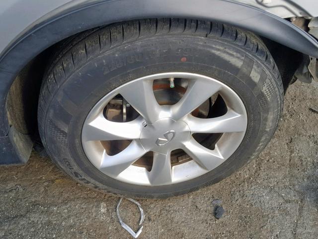 JN1AJ0HR7AM752442 - 2010 INFINITI EX35 BASE SILVER photo 9