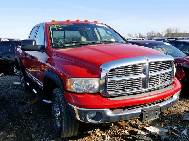 3D7LS38C25G828003 - 2005 DODGE RAM 3500 S RED photo 1