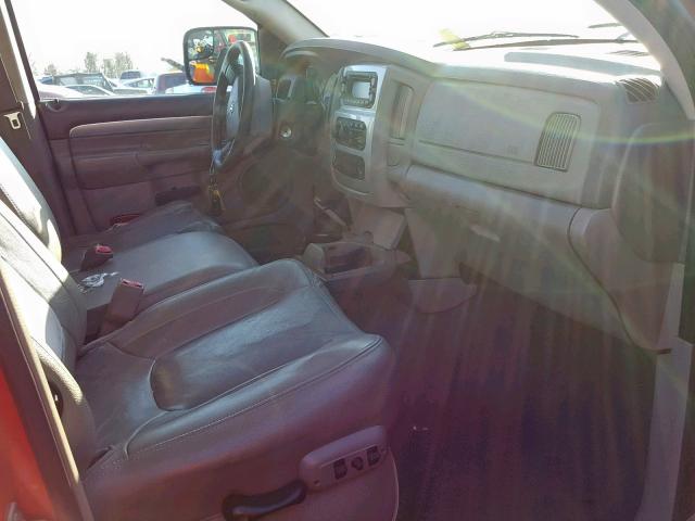 3D7LS38C25G828003 - 2005 DODGE RAM 3500 S RED photo 5