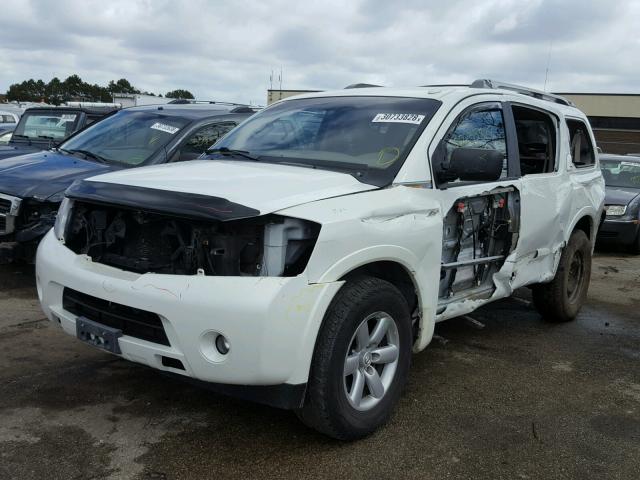 5N1AA0NC1EN604859 - 2014 NISSAN ARMADA SV WHITE photo 2