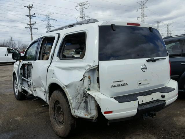 5N1AA0NC1EN604859 - 2014 NISSAN ARMADA SV WHITE photo 3