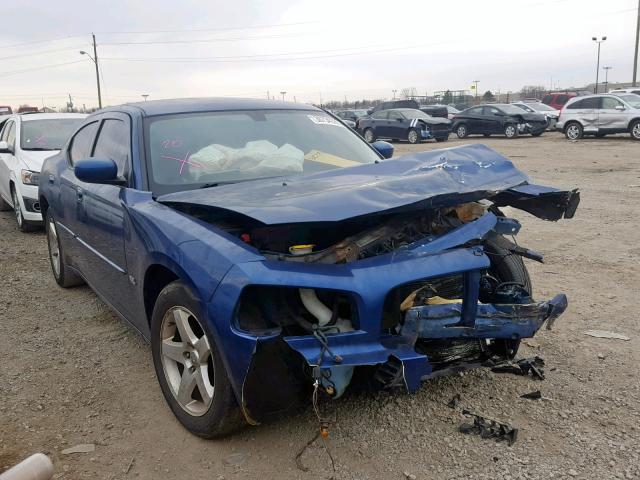 2B3CA3CV8AH107282 - 2010 DODGE CHARGER SX BLUE photo 1