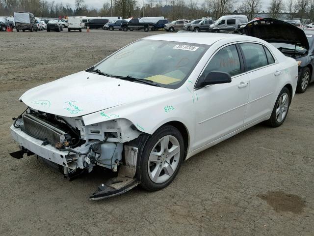 1G1ZB5E08CF249096 - 2012 CHEVROLET MALIBU LS WHITE photo 2