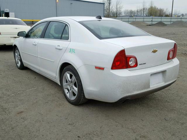 1G1ZB5E08CF249096 - 2012 CHEVROLET MALIBU LS WHITE photo 3