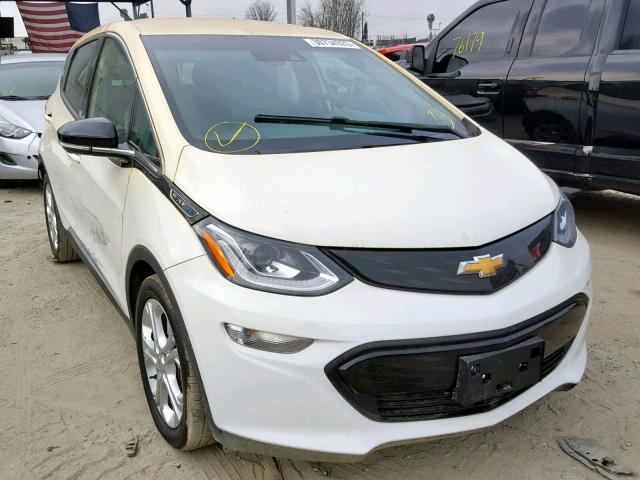 1G1FW6S06H4179571 - 2017 CHEVROLET BOLT EV LT WHITE photo 1