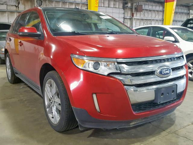 2FMDK3J92CBA50018 - 2012 FORD EDGE SEL RED photo 1