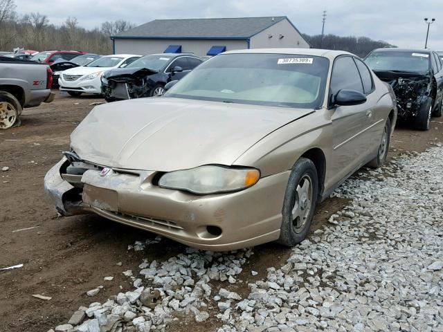 2G1WW12E449256198 - 2004 CHEVROLET MONTE CARL GOLD photo 2