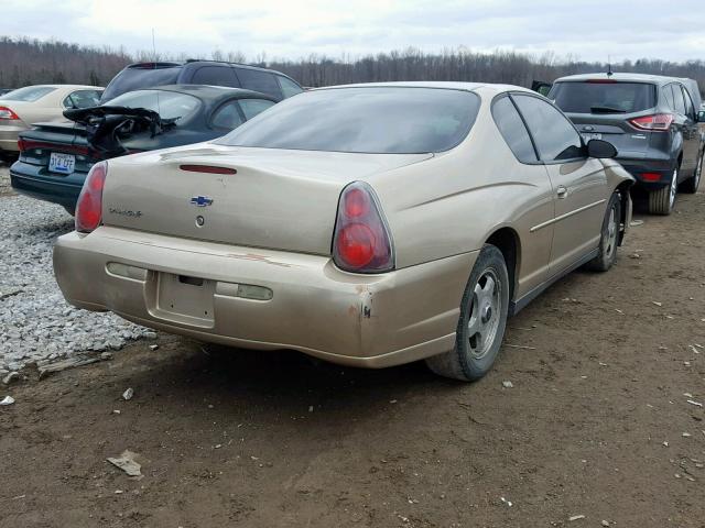 2G1WW12E449256198 - 2004 CHEVROLET MONTE CARL GOLD photo 4