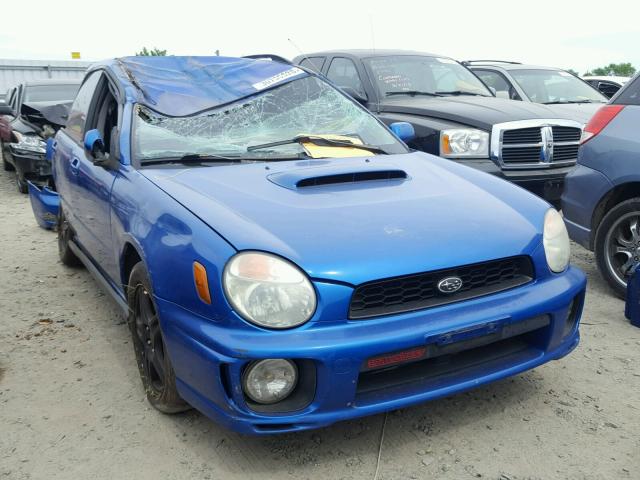 JF1GG29632G810431 - 2002 SUBARU IMPREZA WR BLUE photo 1