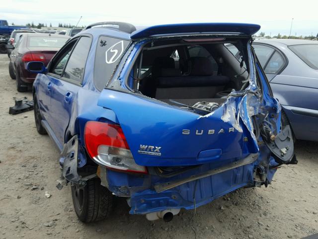 JF1GG29632G810431 - 2002 SUBARU IMPREZA WR BLUE photo 3