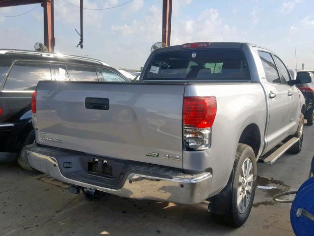 5TFHW5F11CX242094 - 2012 TOYOTA TUNDRA CRE GRAY photo 4