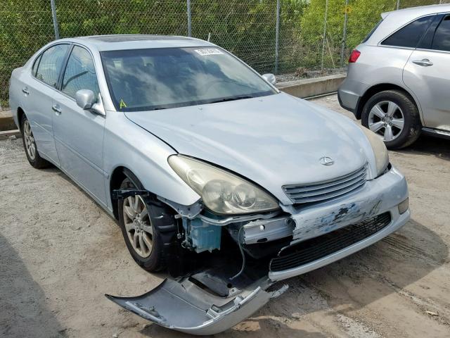 JTHBF30G830132643 - 2003 LEXUS ES 300 SILVER photo 1