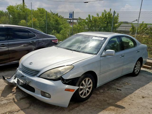 JTHBF30G830132643 - 2003 LEXUS ES 300 SILVER photo 2