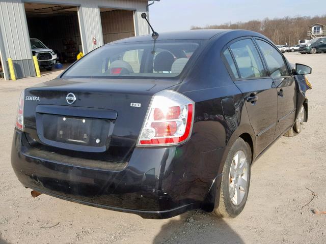 3N1AB61E99L670144 - 2009 NISSAN SENTRA 2.0 BLACK photo 4