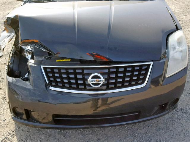 3N1AB61E99L670144 - 2009 NISSAN SENTRA 2.0 BLACK photo 7