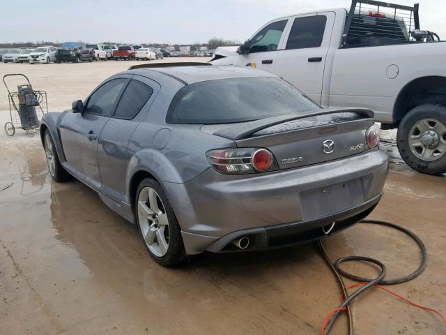 JM1FE17N450160327 - 2005 MAZDA RX8 GRAY photo 3