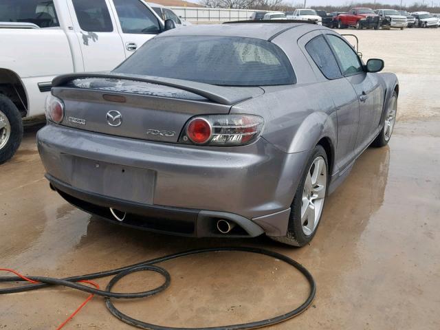 JM1FE17N450160327 - 2005 MAZDA RX8 GRAY photo 4