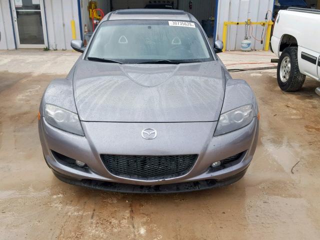 JM1FE17N450160327 - 2005 MAZDA RX8 GRAY photo 9