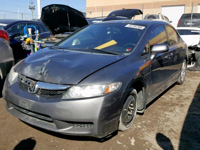 2HGFA16649H028676 - 2009 HONDA CIVIC LX-S 灰色 照片 2
