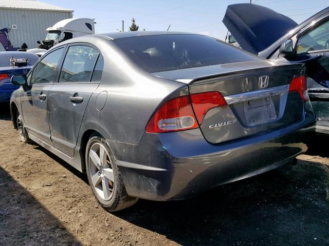 2HGFA16649H028676 - 2009 HONDA CIVIC LX-S 灰色 照片 3