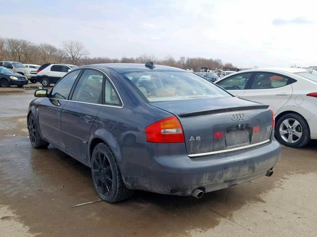 WAUCD64B74N084145 - 2004 AUDI A6 S-LINE GRAY photo 3