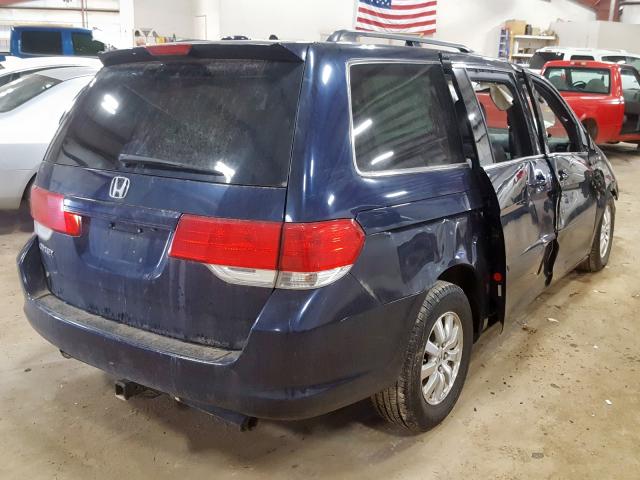 5FNRL38798B101083 - 2008 HONDA ODYSSEY EXL  photo 4