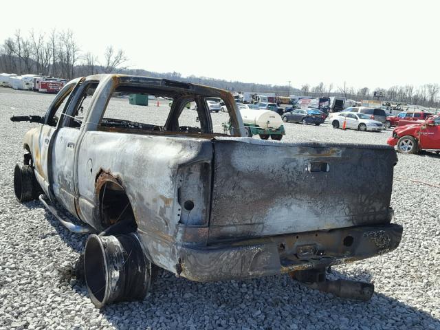 1D7KS28C17J568703 - 2007 DODGE RAM 2500 S Այրված լուսանկար 3