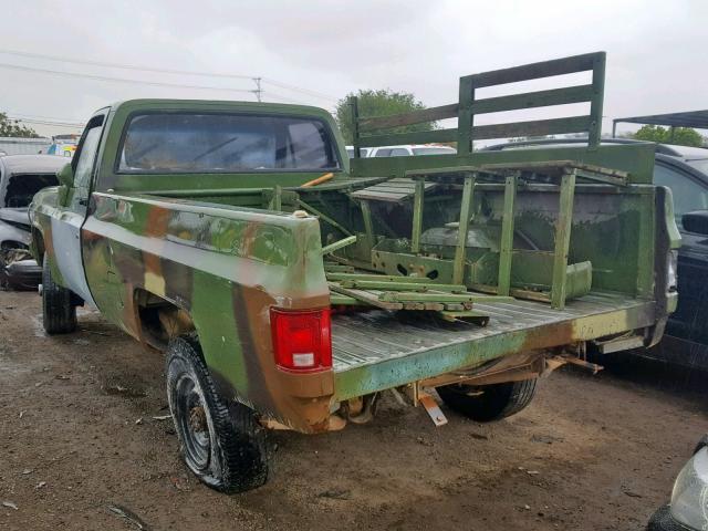 1GCHD34J2EF361116 - 1984 CHEVROLET D30 MILITA GREEN photo 3