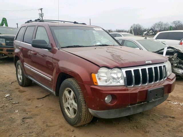 1J8HR58237C552329 - 2007 JEEP GRAND CHER RED photo 1