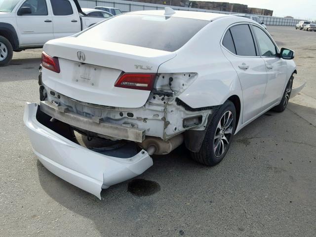 19UUB1F36FA009602 - 2015 ACURA TLX WHITE photo 4