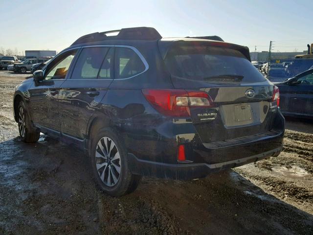 4S4BSFNC8H3267871 - 2017 SUBARU OUTBACK 3. BLACK photo 3