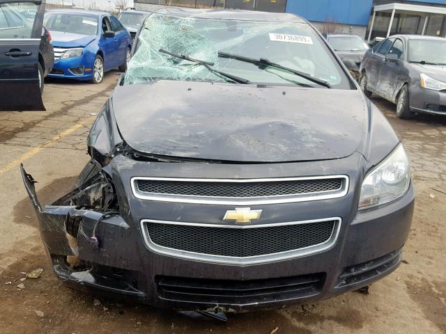 1G1ZB5EB6AF292379 - 2010 CHEVROLET MALIBU LS BLACK photo 10