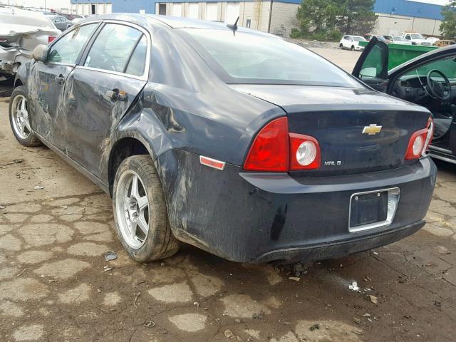 1G1ZB5EB6AF292379 - 2010 CHEVROLET MALIBU LS BLACK photo 3
