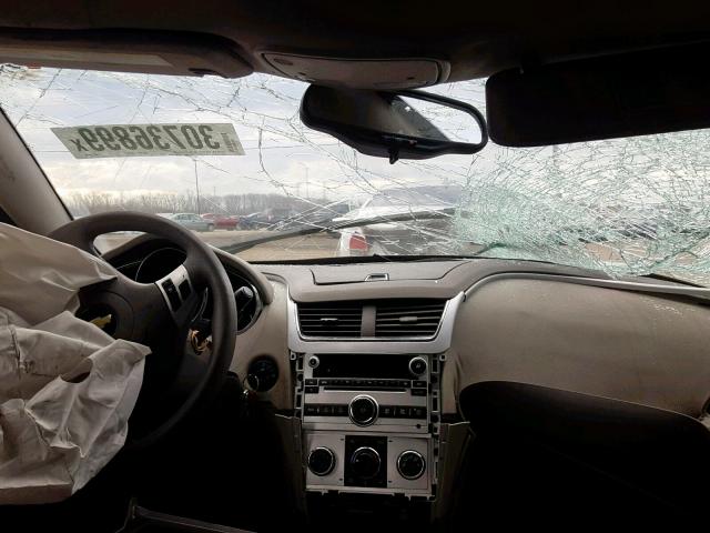 1G1ZB5EB6AF292379 - 2010 CHEVROLET MALIBU LS BLACK photo 9