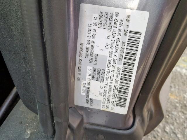 JM1FE17N850153865 - 2005 MAZDA RX8 GRAY photo 10