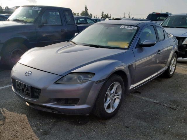 JM1FE17N850153865 - 2005 MAZDA RX8 GRAY photo 2