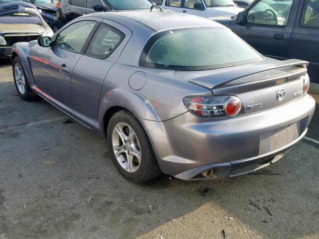 JM1FE17N850153865 - 2005 MAZDA RX8 GRAY photo 4