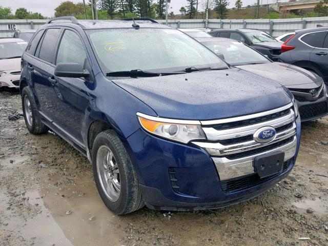 2FMDK3G98CBA83600 - 2012 FORD EDGE SE BLUE photo 1