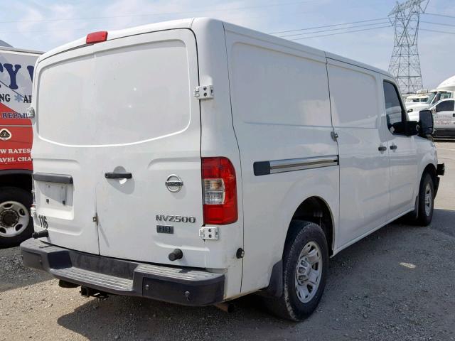 1N6AF0KXXFN806370 - 2015 NISSAN NV 2500 WHITE photo 4