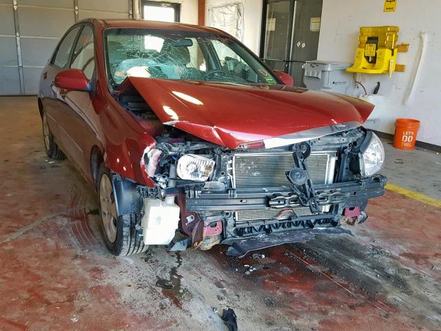 KNAFE122485522240 - 2008 KIA SPECTRA EX RED photo 9